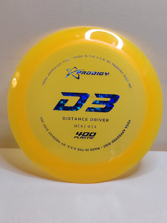 Prodigy D3 (400 Plastic) – Keltainen 174g