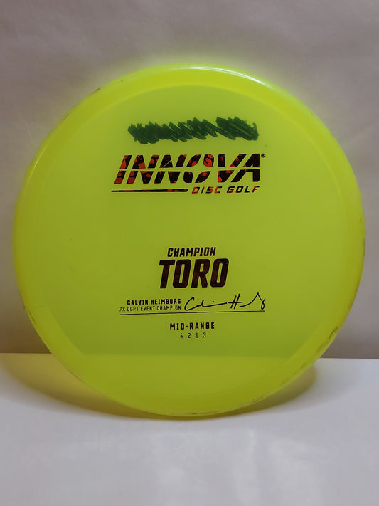 Innova Champion Toro – Calvin Heimburg Signature, Keltainen, 171 g, Kunto B+