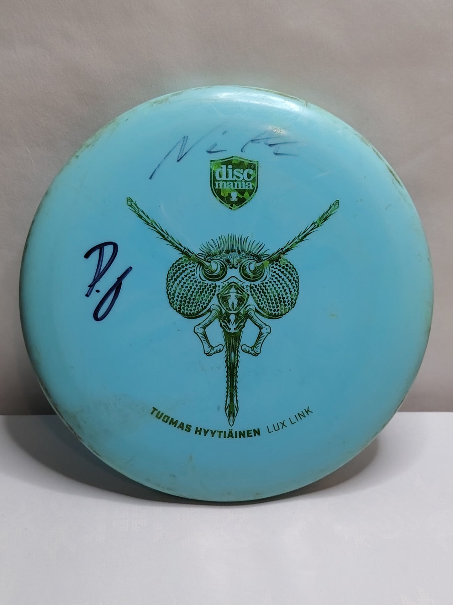 Discmania Link – Lux, Tuomas Hyytiäinen Signature Series, Vaaleansininen, 175 g, Kunto: B