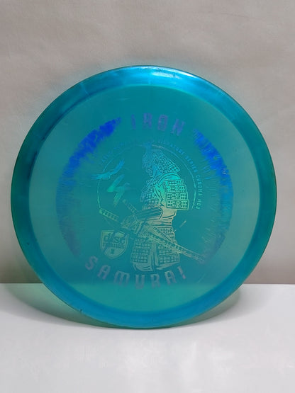 Discmania MD3 – Iron Samurai 4 Chroma, Eagle McMahon Signature Series, Sininen, 176 g, Kunto: B+