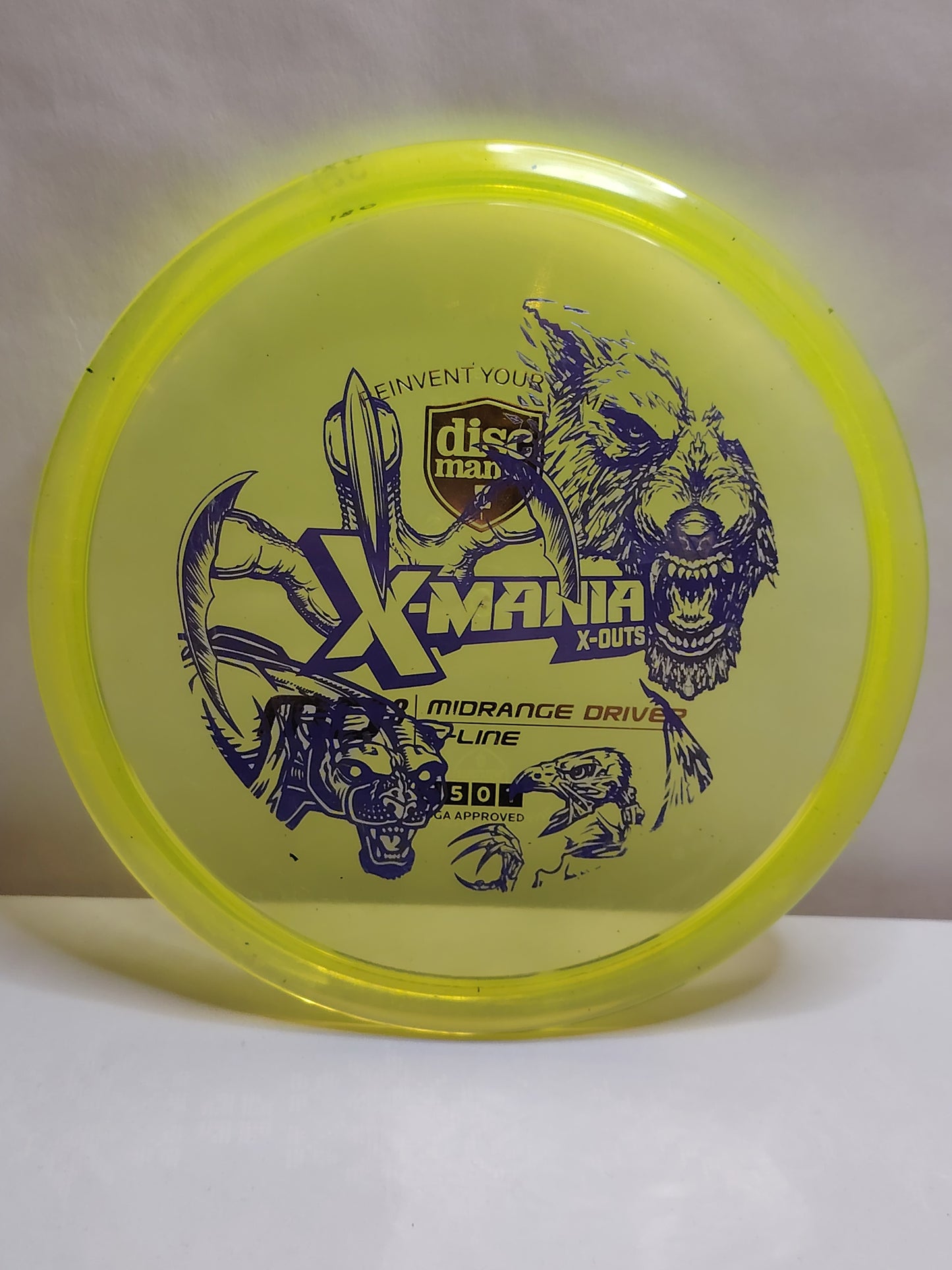 Discmania MD3 – C-Line X-Out Stamp, Vihreä, 180 g, Kunto: A-