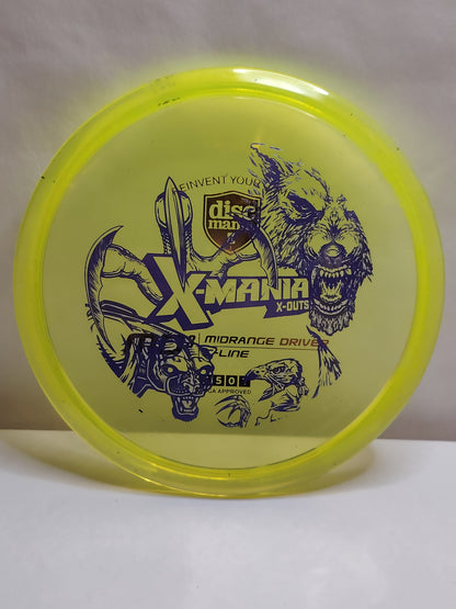 Discmania MD3 – C-Line X-Out Stamp, Vihreä, 180 g, Kunto: A-