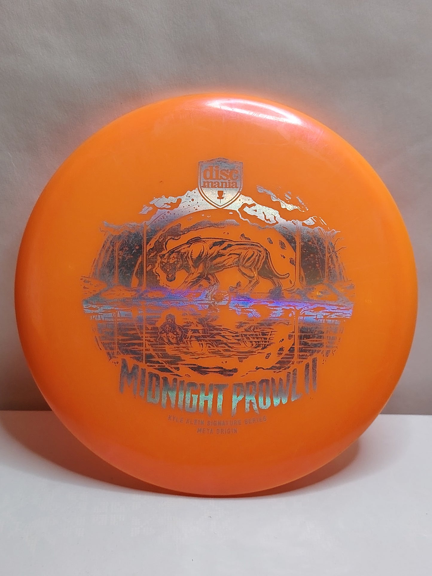 Discmania Meta Origin – Midnight Prowl 2, Kyle Klein Signature Series, Oranssi, 173 g, Kunto: A-