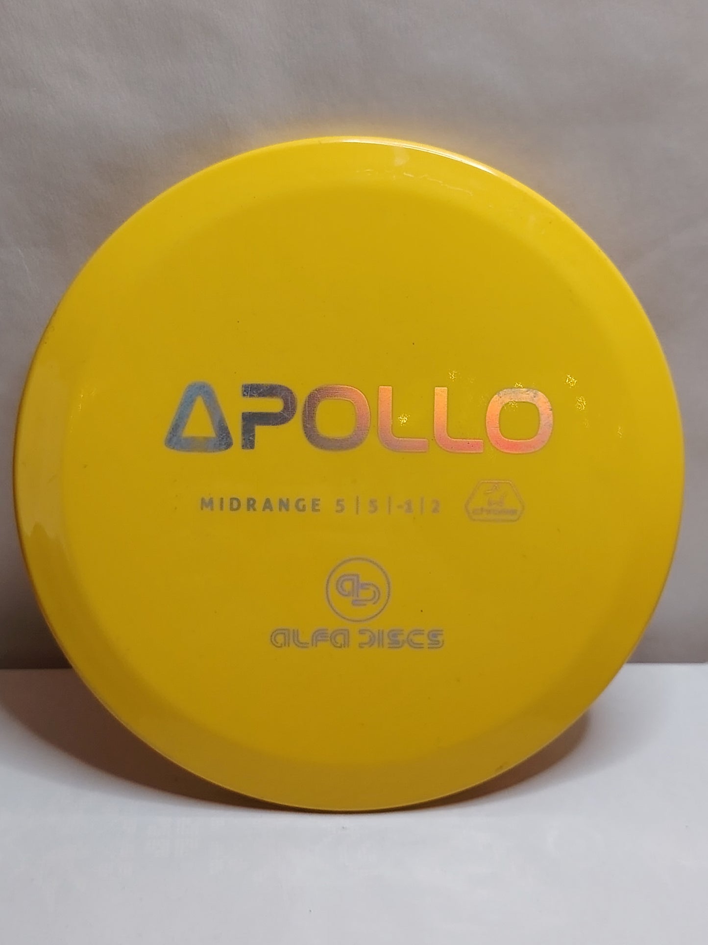 Alfa Discs Apollo Chrome – Keltainen, n. 177 g, Kunto: B+