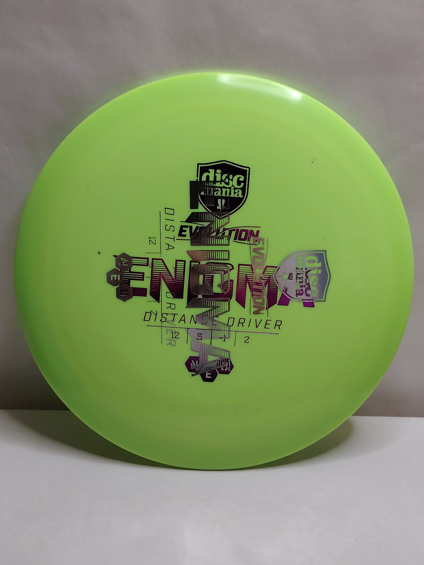 Discmania Evolution Neo Enigma – Misprint, Vihreä, 173 g, Kunto: Käyttämätön