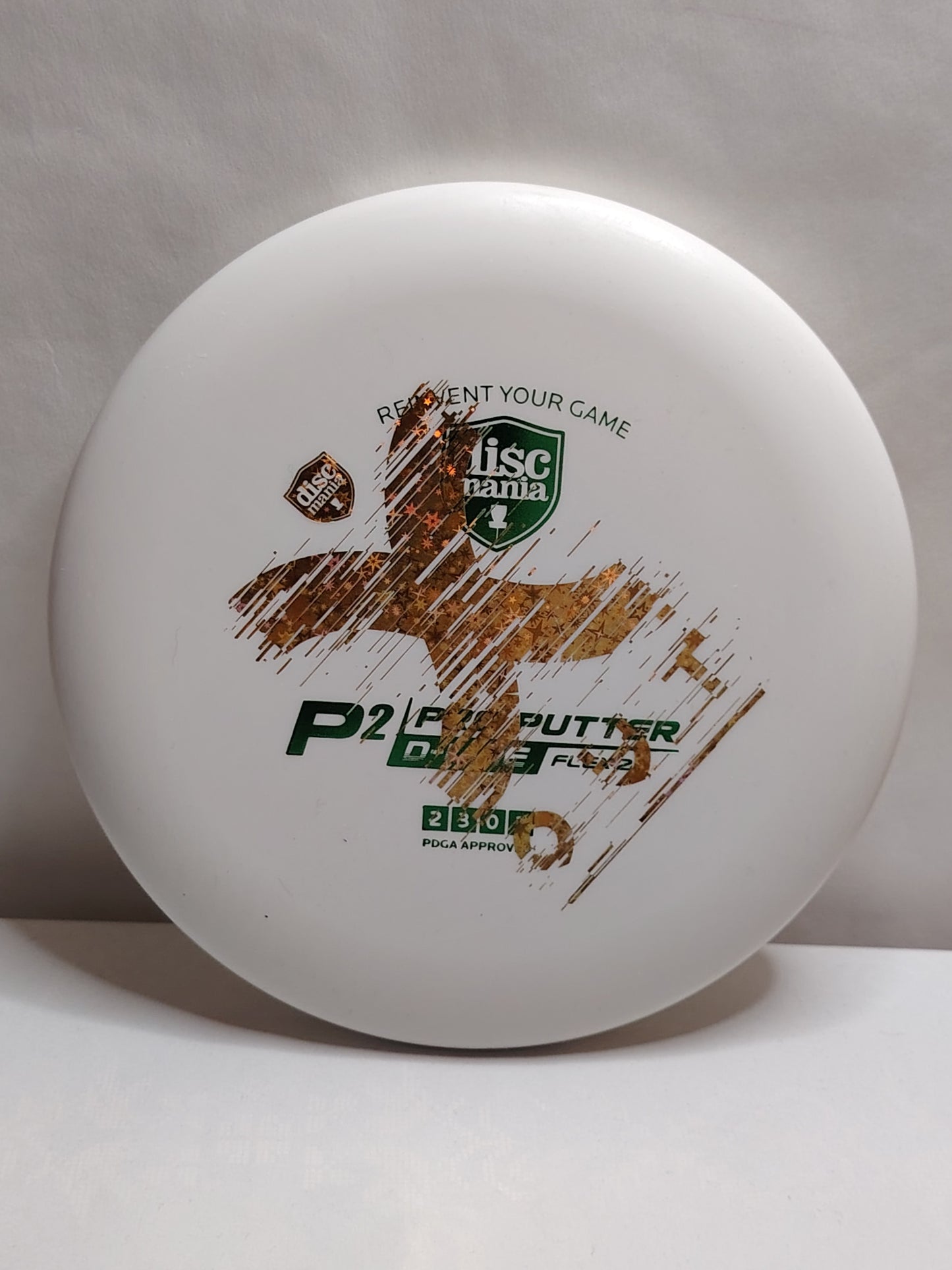 Discmania P2 – D-Line Flex 2, X-Out Stamp, Valkoinen, 173 g, Kunto: Käyttämätön