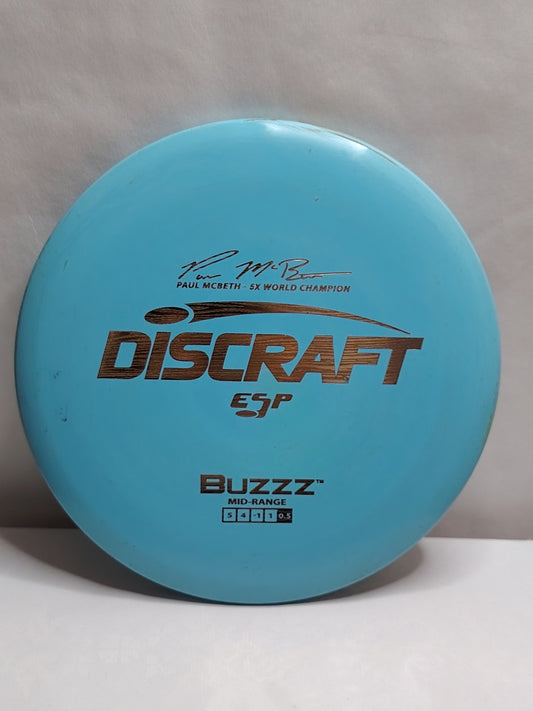 Discraft ESP Buzzz – Paul McBeth Signature, Sininen, 177+ g, Kunto: A-