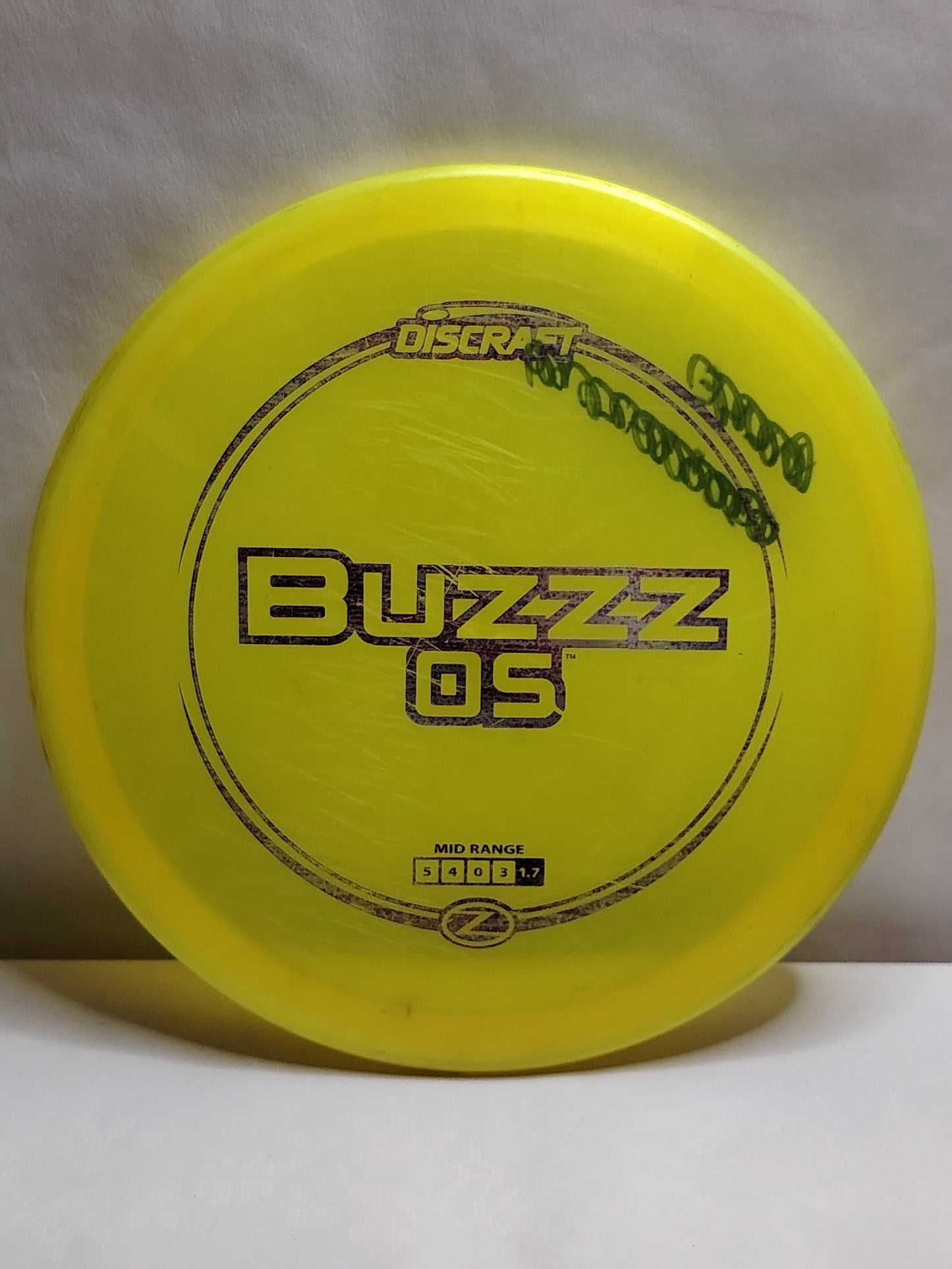 Discraft Buzzz OS – Keltainen, n. 177 g, Kunto: B+