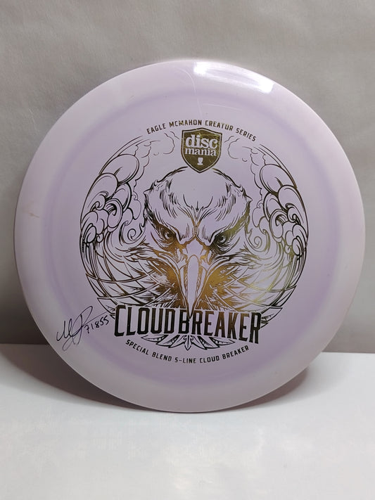 Discmania Cloud Breaker – Special Blend S-Line, Eagle McMahon, Violetti, 175 g, Kunto: A