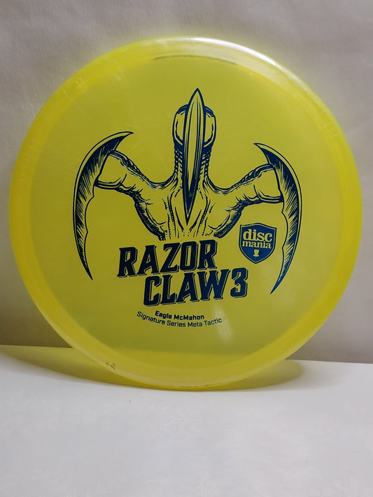 Discmania Razor Claw 3 – Eagle McMahon Signature, Keltainen, 173 g, Kunto: A-