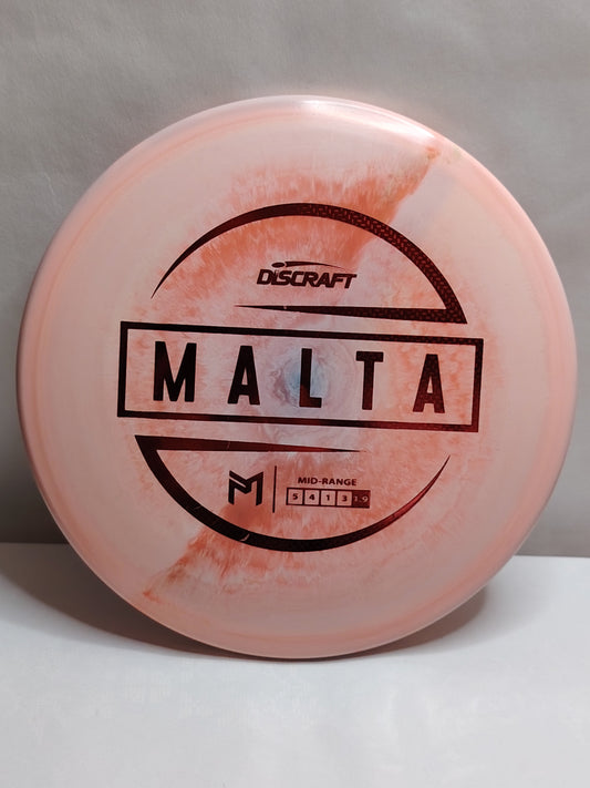 Discraft ESP Malta – Paul McBeth Signature, Oranssi/Pinkki, 175–176 g, Kunto: Käyttämätön