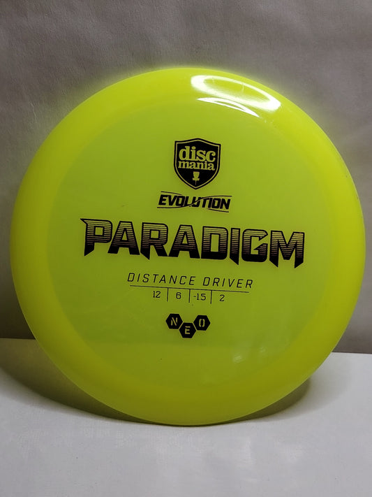 Discmania Neo Paradigm – Keltainen, 173 g, Kunto: Käyttämätön