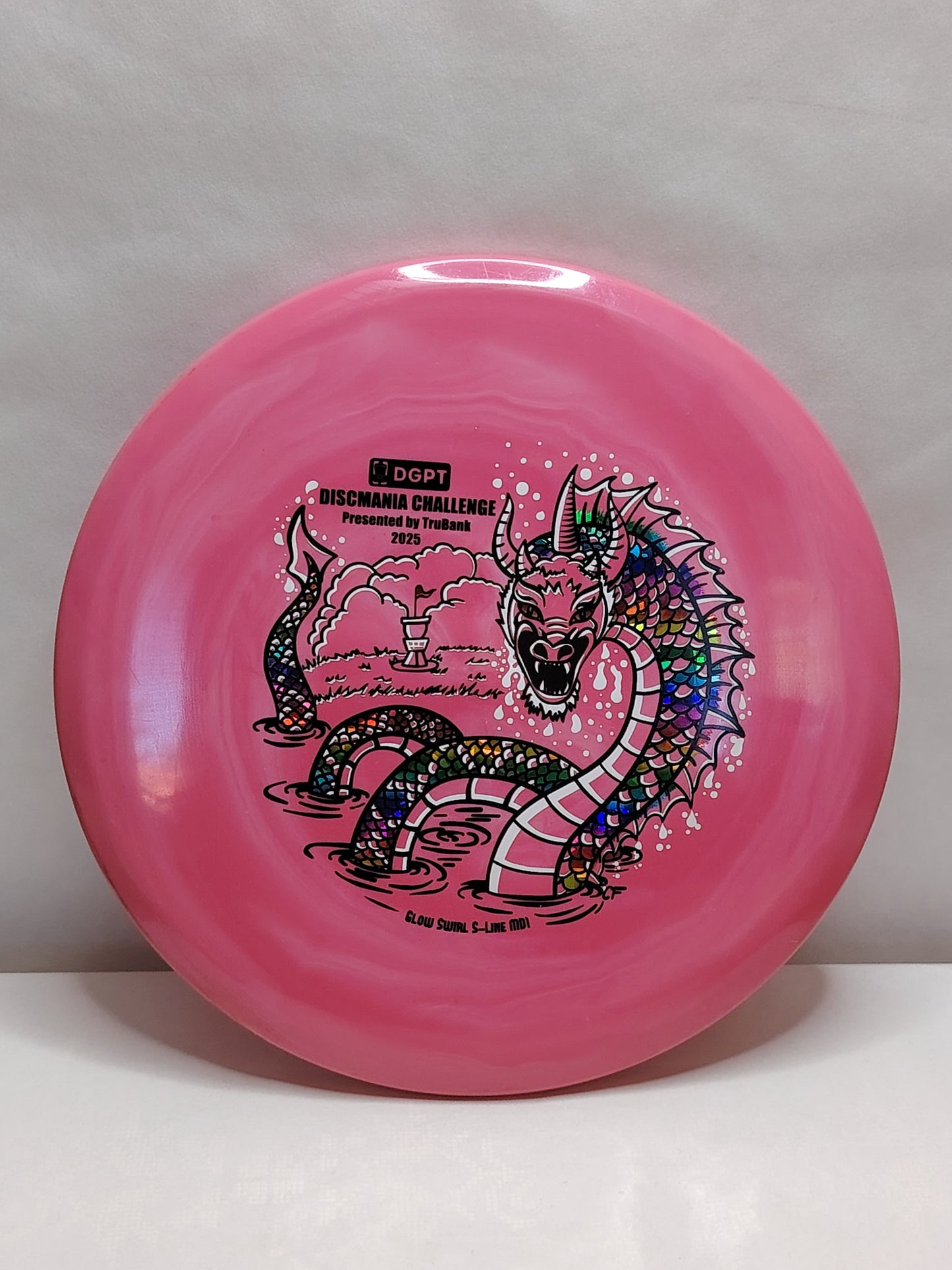 Discmania Glow Swirl S-Line MD1 – Pinkki, 177 g, Kunto: A