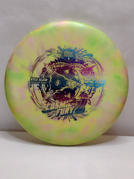 Discmania Metal Flake Lumen Logic – Cosmic Fury 2 – Kyle Klein Signature, 174 g, Kunto: B+