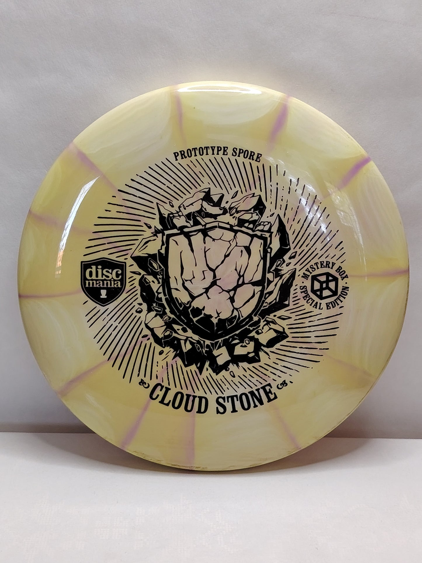 Discmania Lux Vapor Spore – Prototype – Cloud Stone, 156 g, Kunto: B+