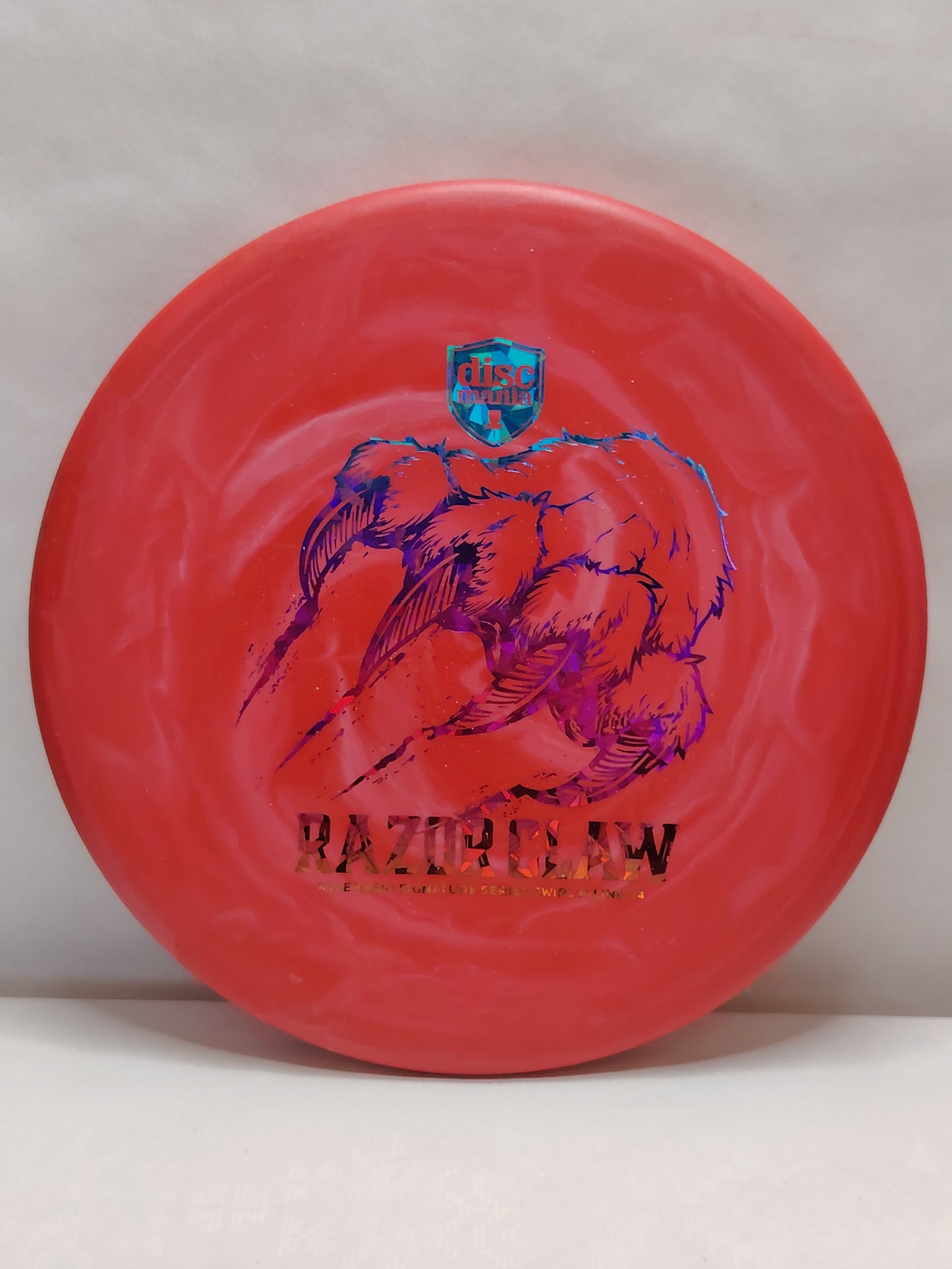Discmania Flex 2 Swirl P-Line P4 – Razor Claw – Kyle Klein Signature Series, 175 g, Kunto: A