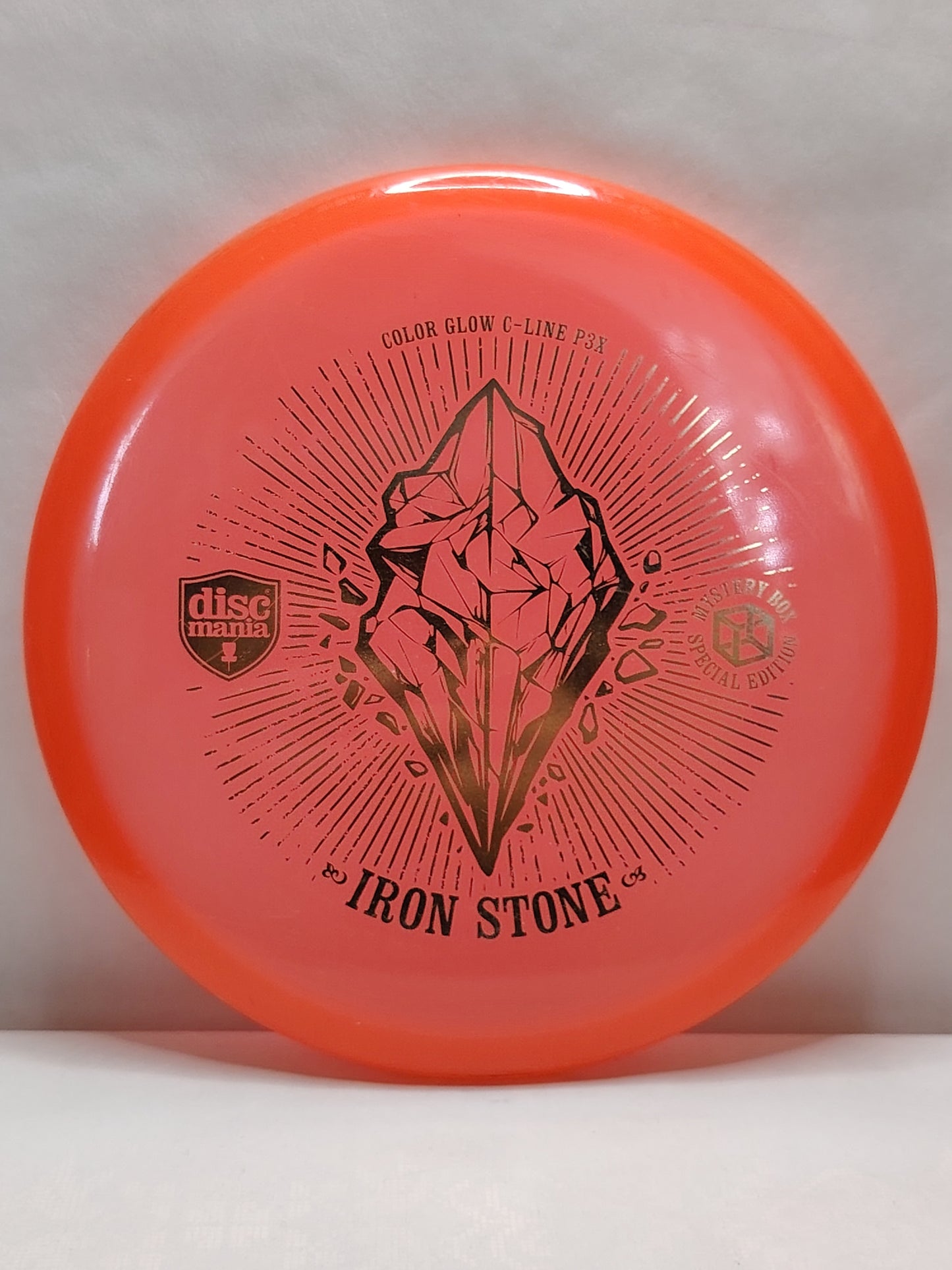 Discmania Color Glow C-Line P3x – Iron Stone, Punainen, 176 g, Kunto: A-