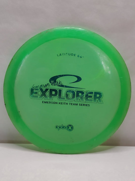 Latitude 64 Opto-X Explorer – Emerson Keith, Vihreä, 176 g, Kunto: B-