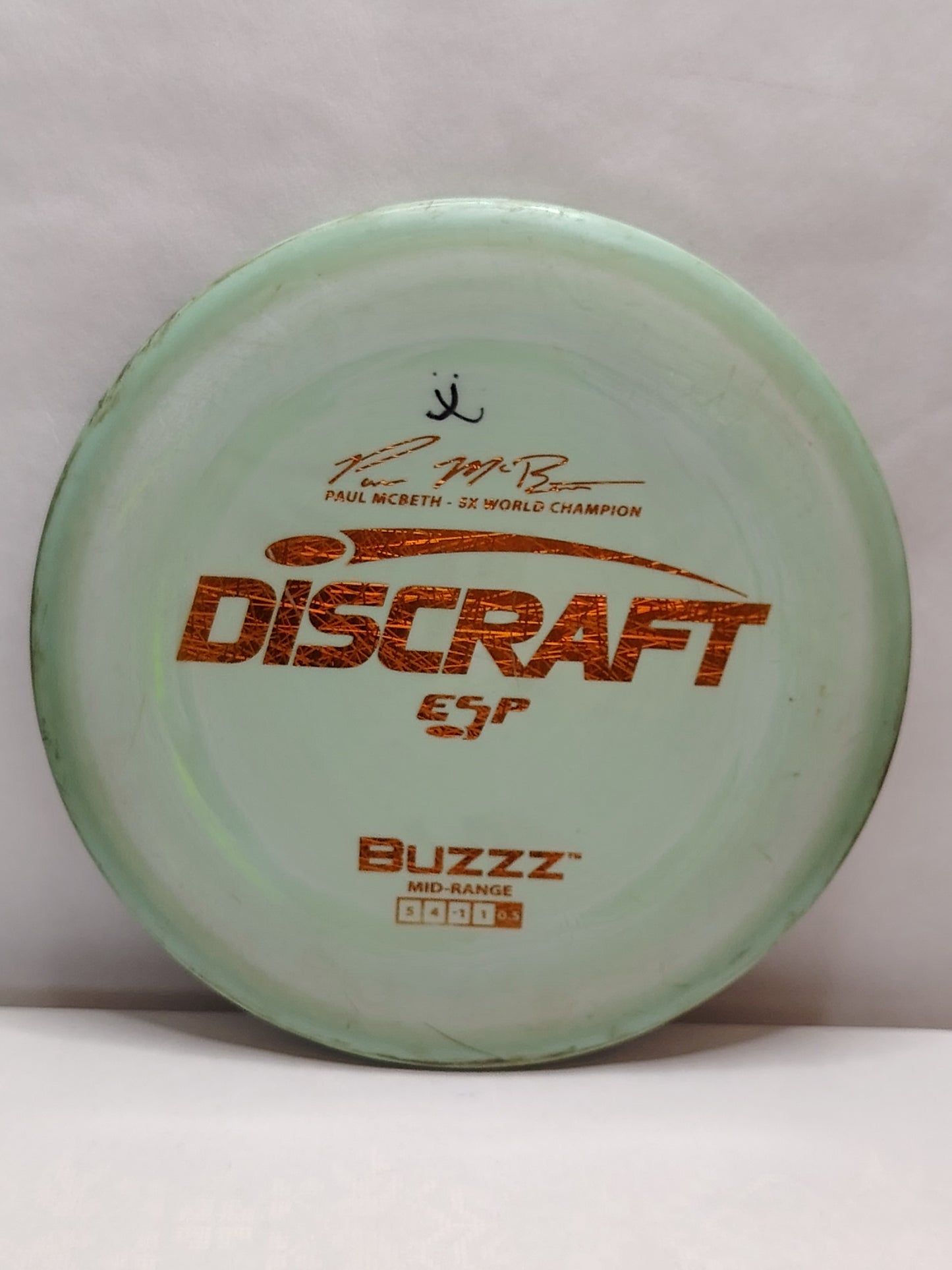 Discraft ESP Buzzz – Paul McBeth, Vihreä, n. 177 g, Kunto: B