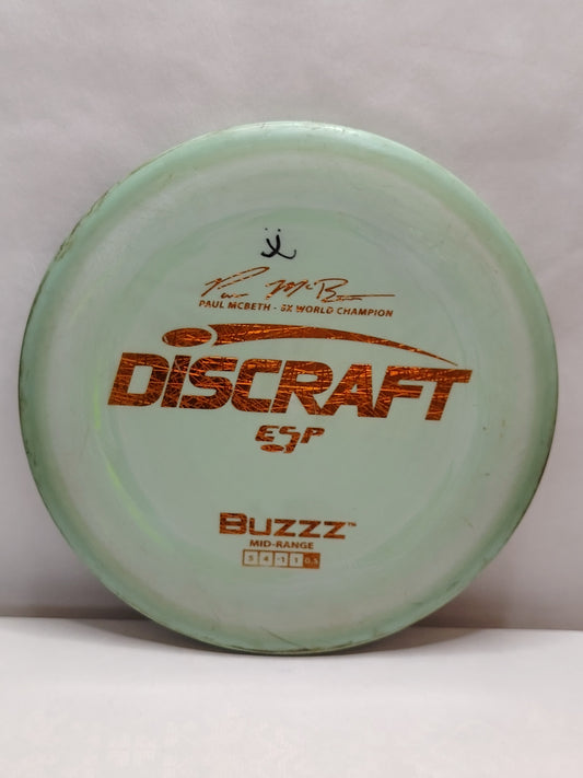 Discraft ESP Buzzz – Paul McBeth, Vihreä, n. 177 g, Kunto: B