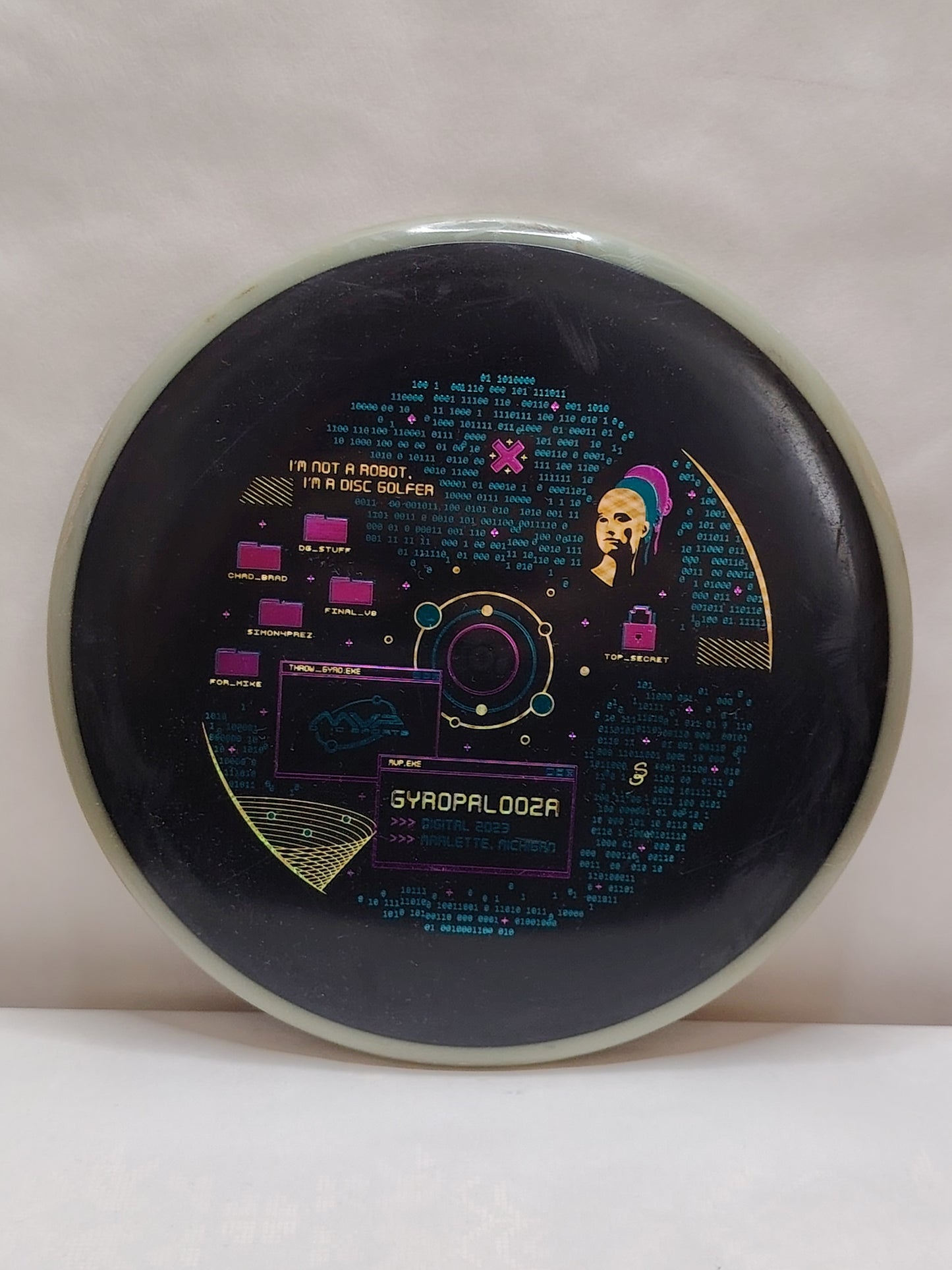 MVP Disc Sports Eclipse R2 Neutron Hex – Gyropalooza 2023, Musta, 176 g, Kunto: B+