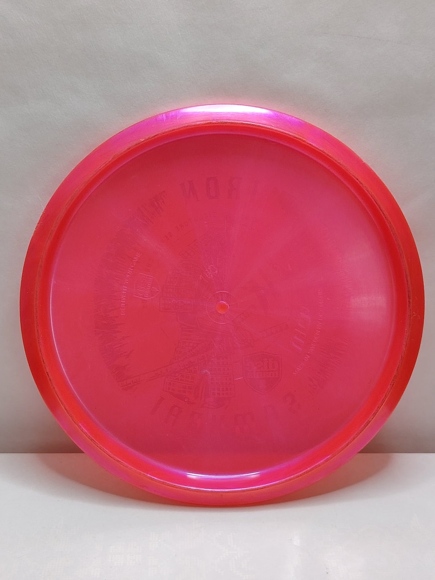 Discmania Iron Samurai 4 – Chroma MD3 – Eagle McMahon Signature, 180g, Pinkki, Kunto: B+