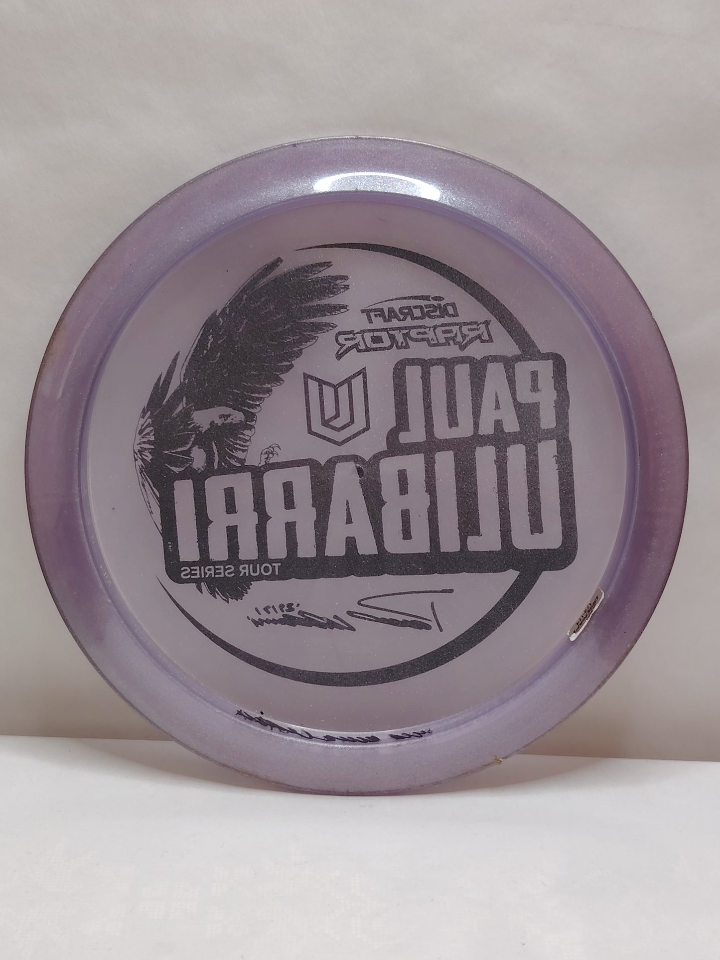 Discraft 2021 Paul Ulibarri Tour Series Z Metallic Raptor, 173–174 g, Kunto: A-