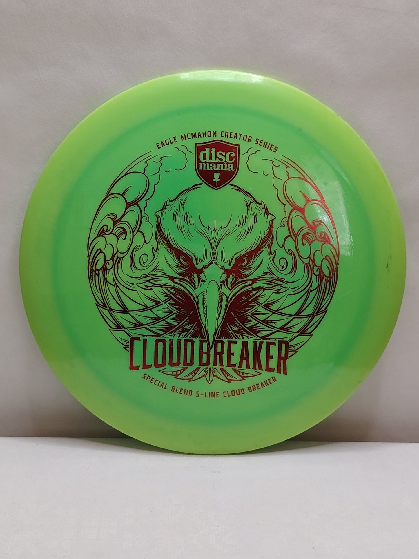 Discmania Special Blend S-Line Cloud Breaker – Eagle McMahon Signature, Vihreä, 173 g, Kunto: A-  Kuvaus: