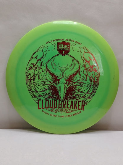 Discmania Special Blend S-Line Cloud Breaker – Eagle McMahon Signature, Vihreä, 173 g, Kunto: A-  Kuvaus: