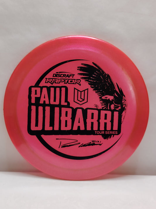 Discraft Metallic Z Raptor – Paul Ulibarri Tour Series, Punainen, n. 173 g, Kunto: B+