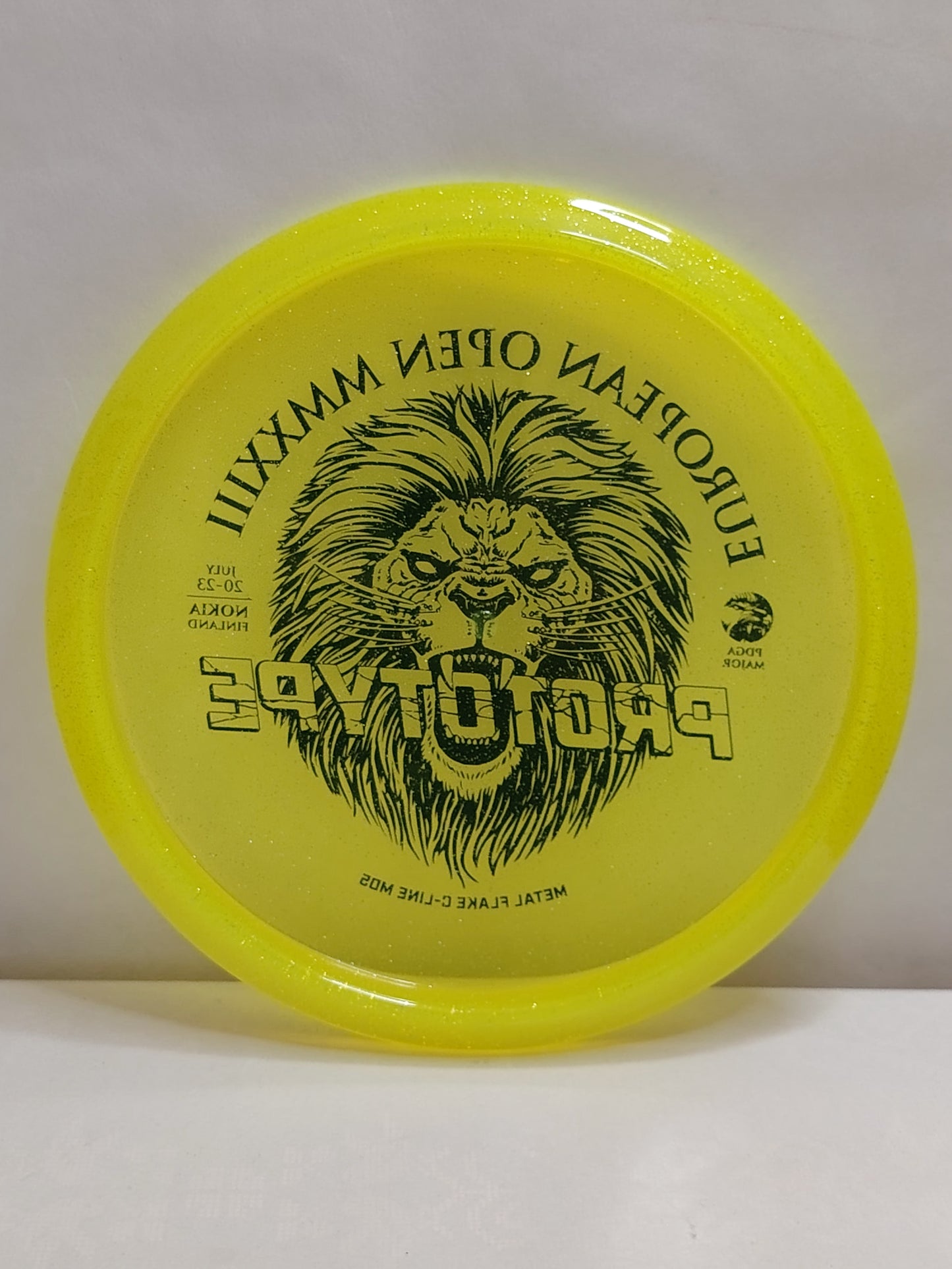Discmania Metal Flake C-Line MD5 Prototype – Keltainen, 173 g, Käyttämätön