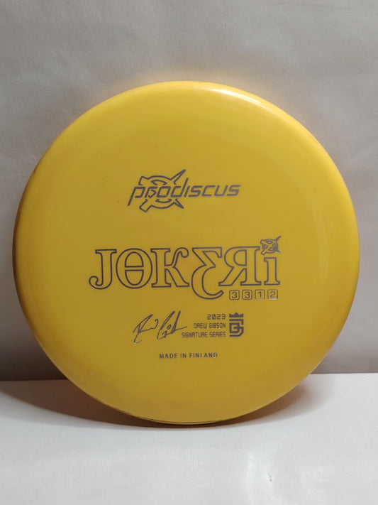 Prodiscus Jokeri – Drew Gibson 2023 Edition – Keltainen, 175 g, Kunto: B+