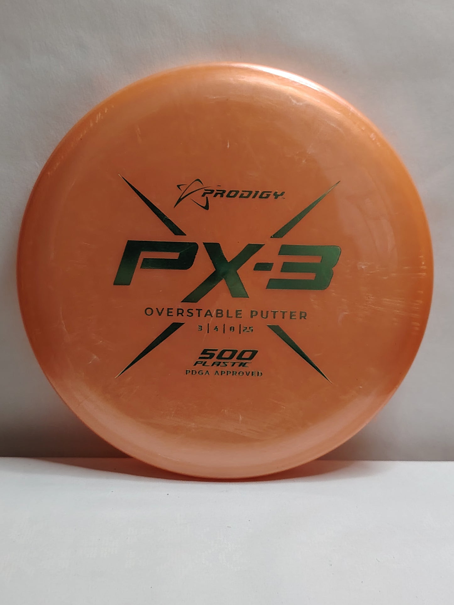 Prodigy PX-3 500 Plastic – Oranssi, 174 g, Kunto: A