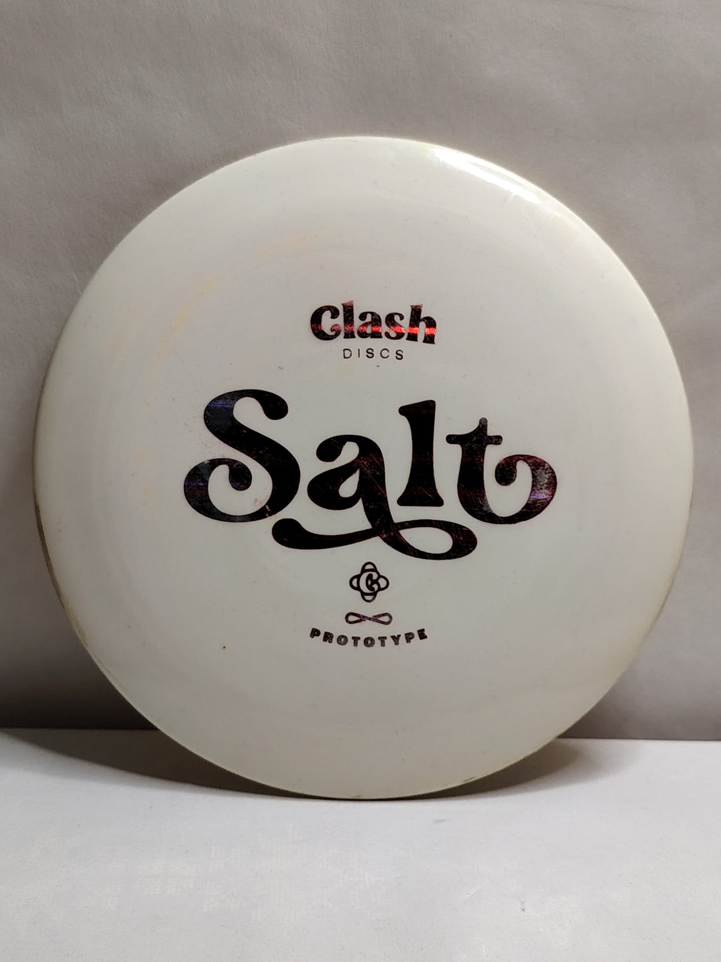 Clash Discs Steady Salt Prototype – Valkoinen, noin 173 g, Kunto: B+