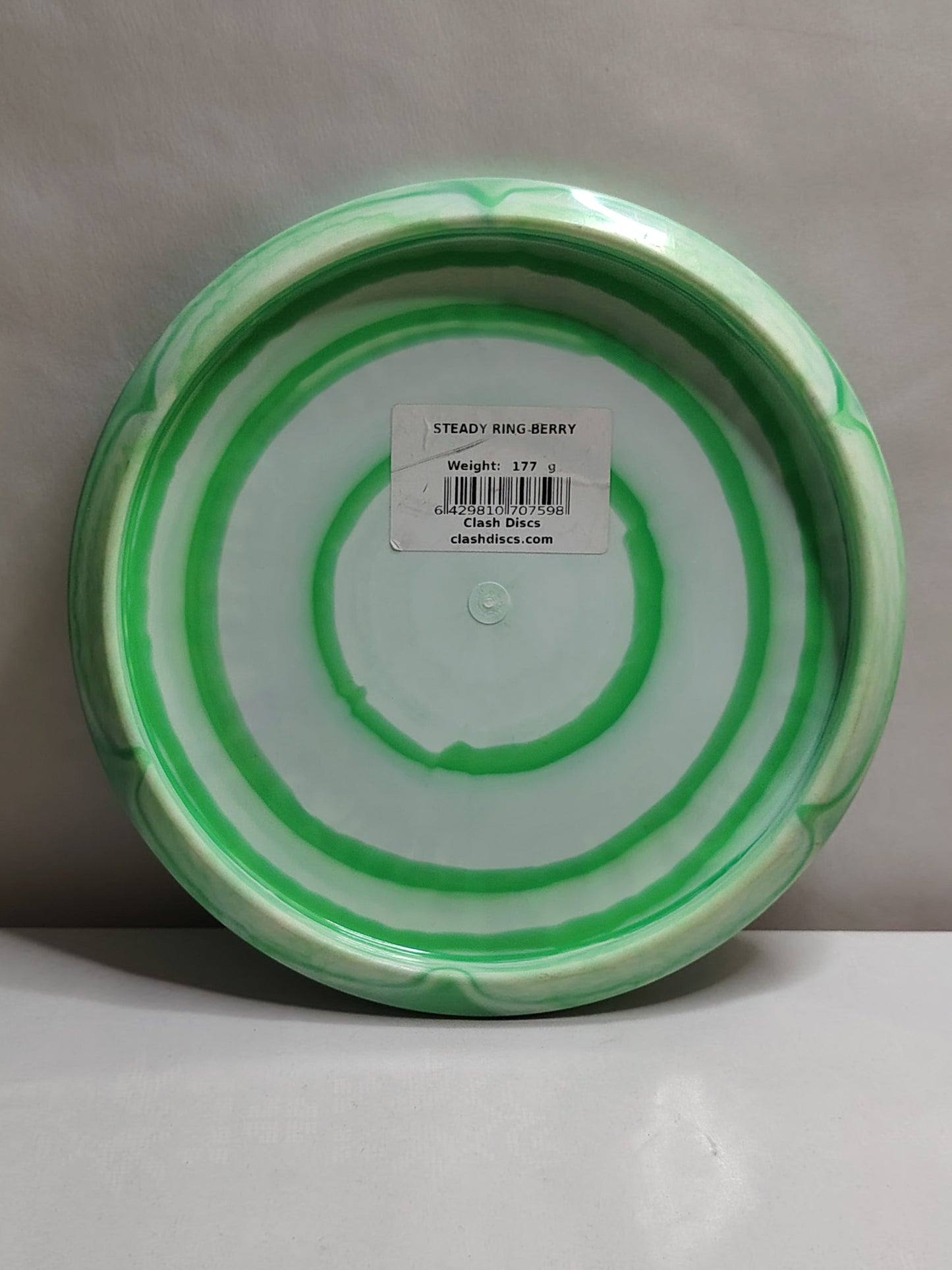 Clash Discs Steady Ring Berry – DGPT Nationally Parked Edition – Vihreä, 177 g, Kunto: A-