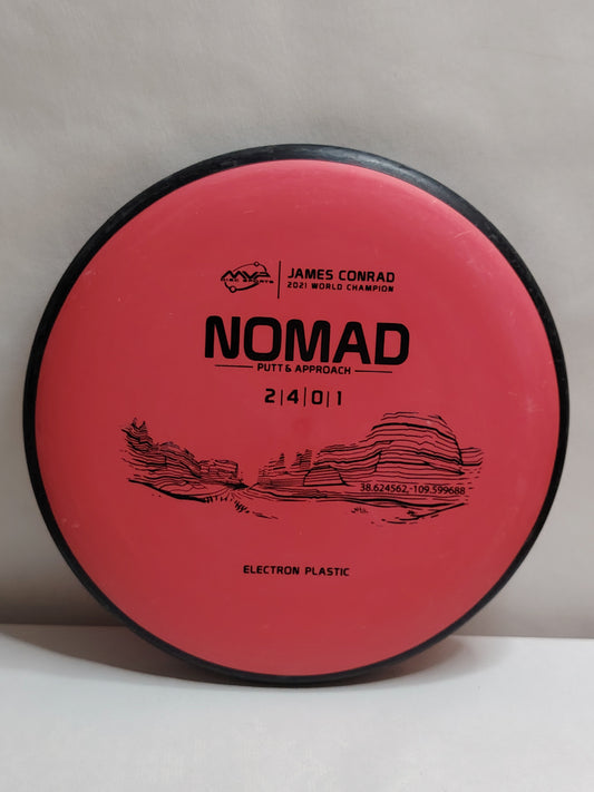 MVP Disc Sports Electron Nomad – James Conrad Signature Series – Punainen, noin 173 g, Kunto: B+
