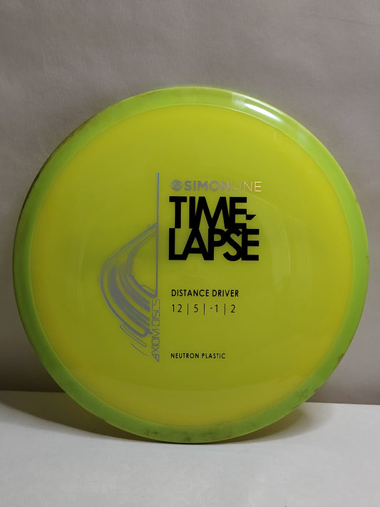 Axiom Discs Neutron Time-Lapse – Simon Line – Keltainen, 173 g, Kunto: A-