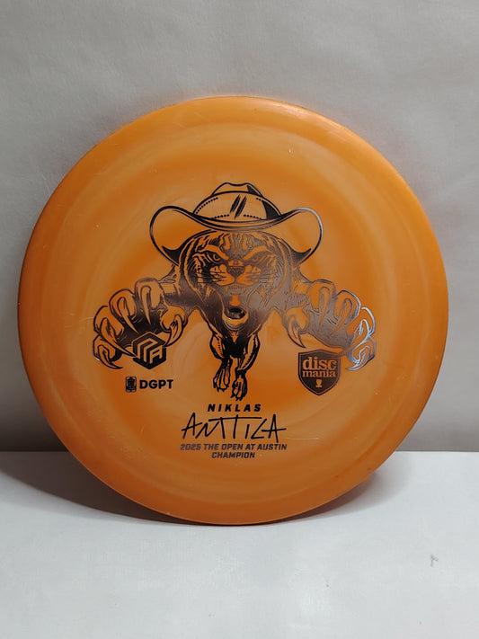 Discmania Limited Edition Triumph Series Niklas Anttila 2025 The Open at Austin Swirl D-Line Flex 2 FD – Oranssi, 173 g, Kunto: A-