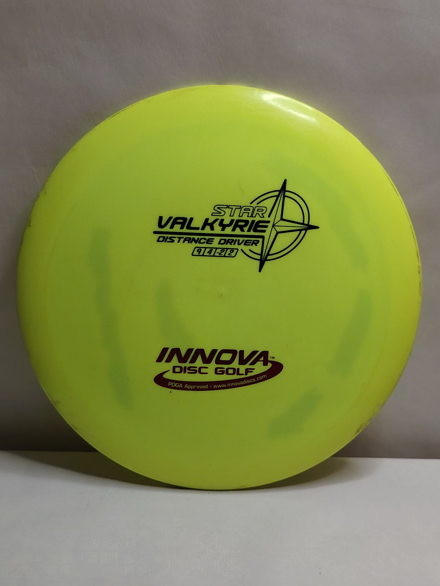 Innova Star Valkyrie – Keltainen, 168 g, Kunto: B+