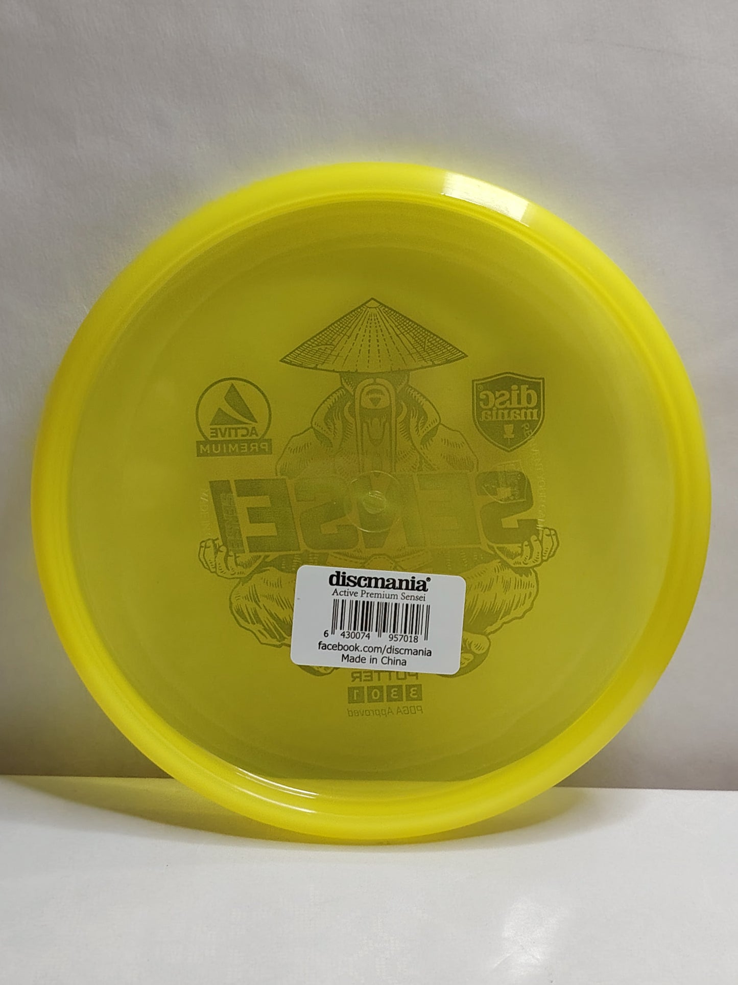 Discmania Active Premium Sensei – Keltainen, Käyttämätön