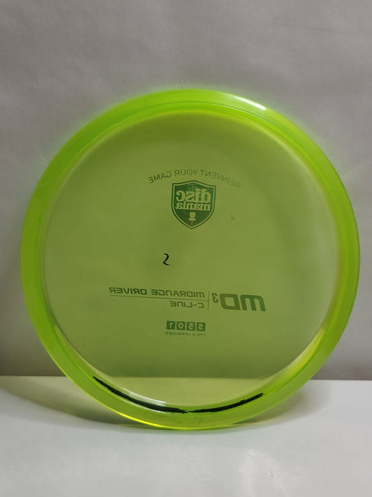 Discmania C-Line MD3 – Vihreä, 177g, Kunto: B+