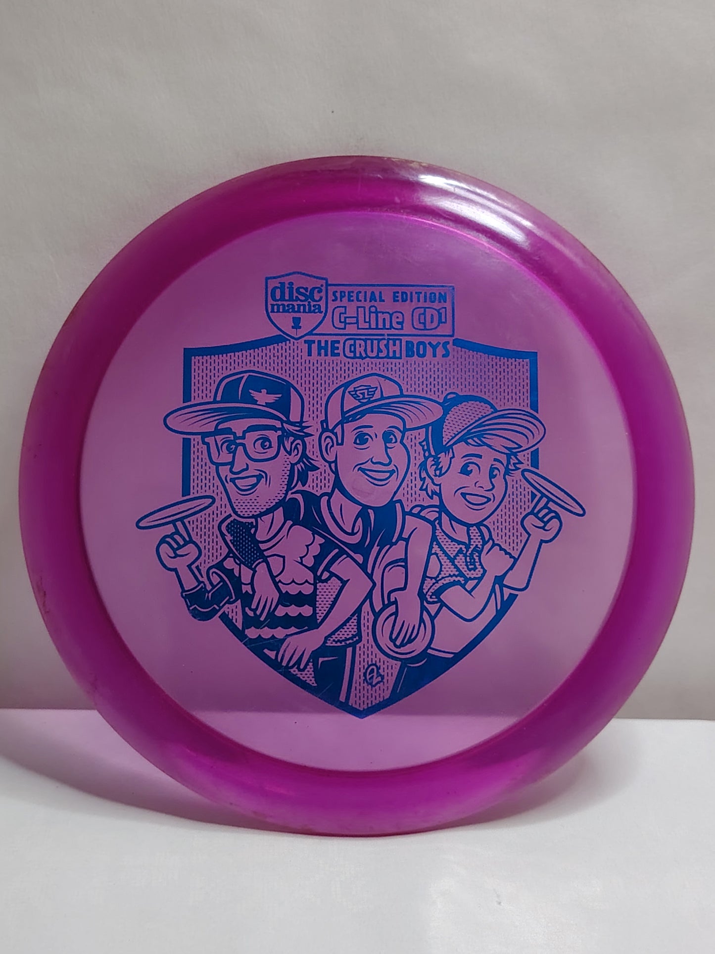 Discmania Special Edition C-Line CD1 – The Crush Boys – Liila, 174 g, Kunto: B+