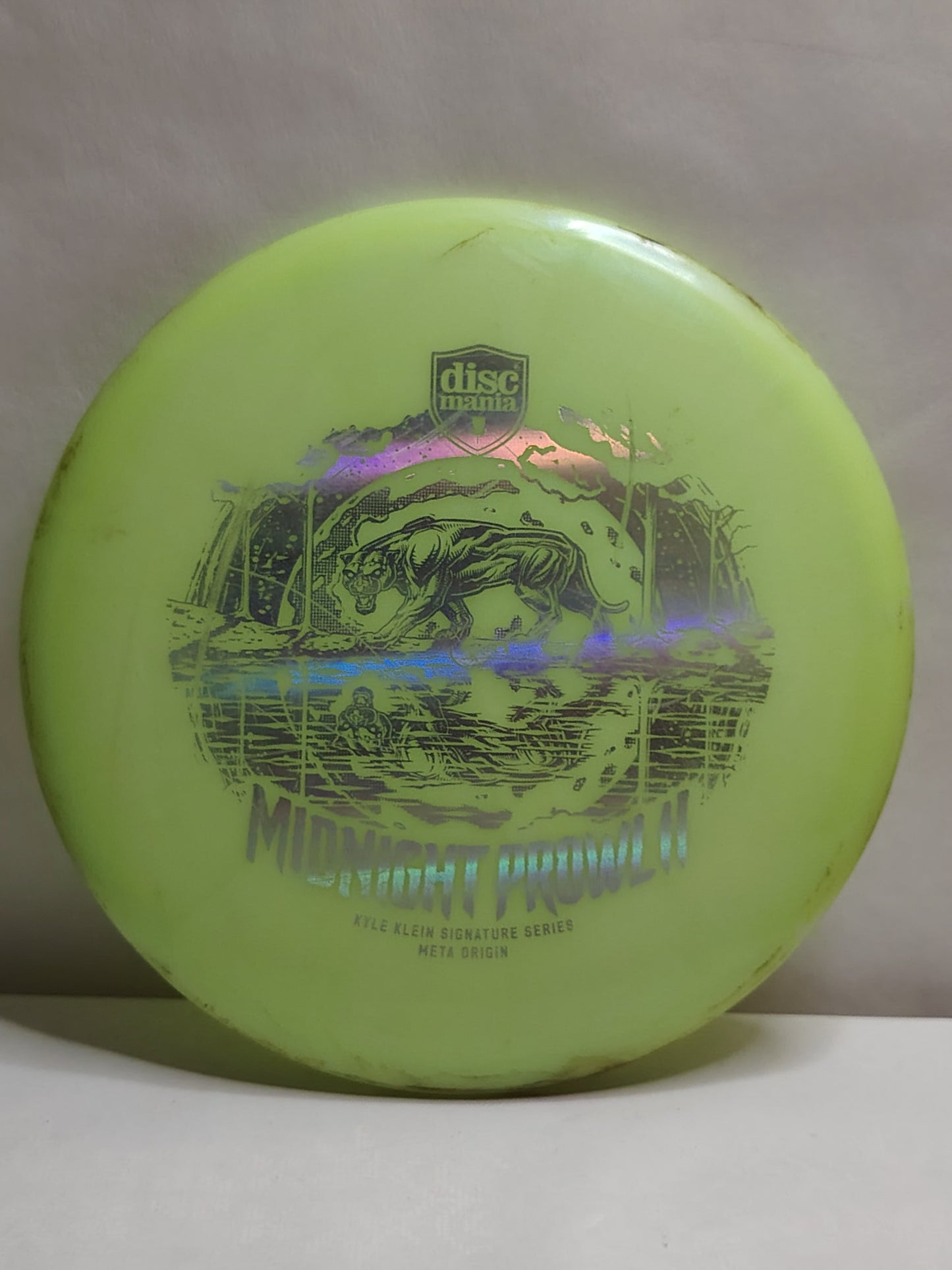 Discmania Meta Origin – Midnight Prowl 2 – Kyle Klein Signature Series – Vihreä, 173 g, Kunto: B+