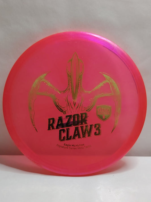 Discmania Razor Claw 3 – Meta Tactic – Eagle McMahon Signature – Pinkki, 176 g, Kunto: A-