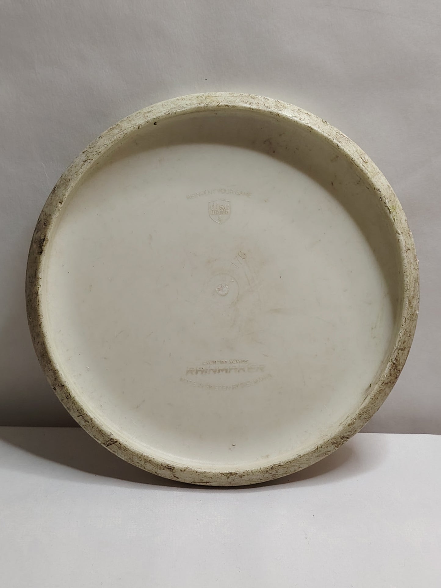 Discmania Flex 3 Glow D-Line Rainmaker 176g – Eagle McMahon Signature Series – Valkoinen, Kunto: B