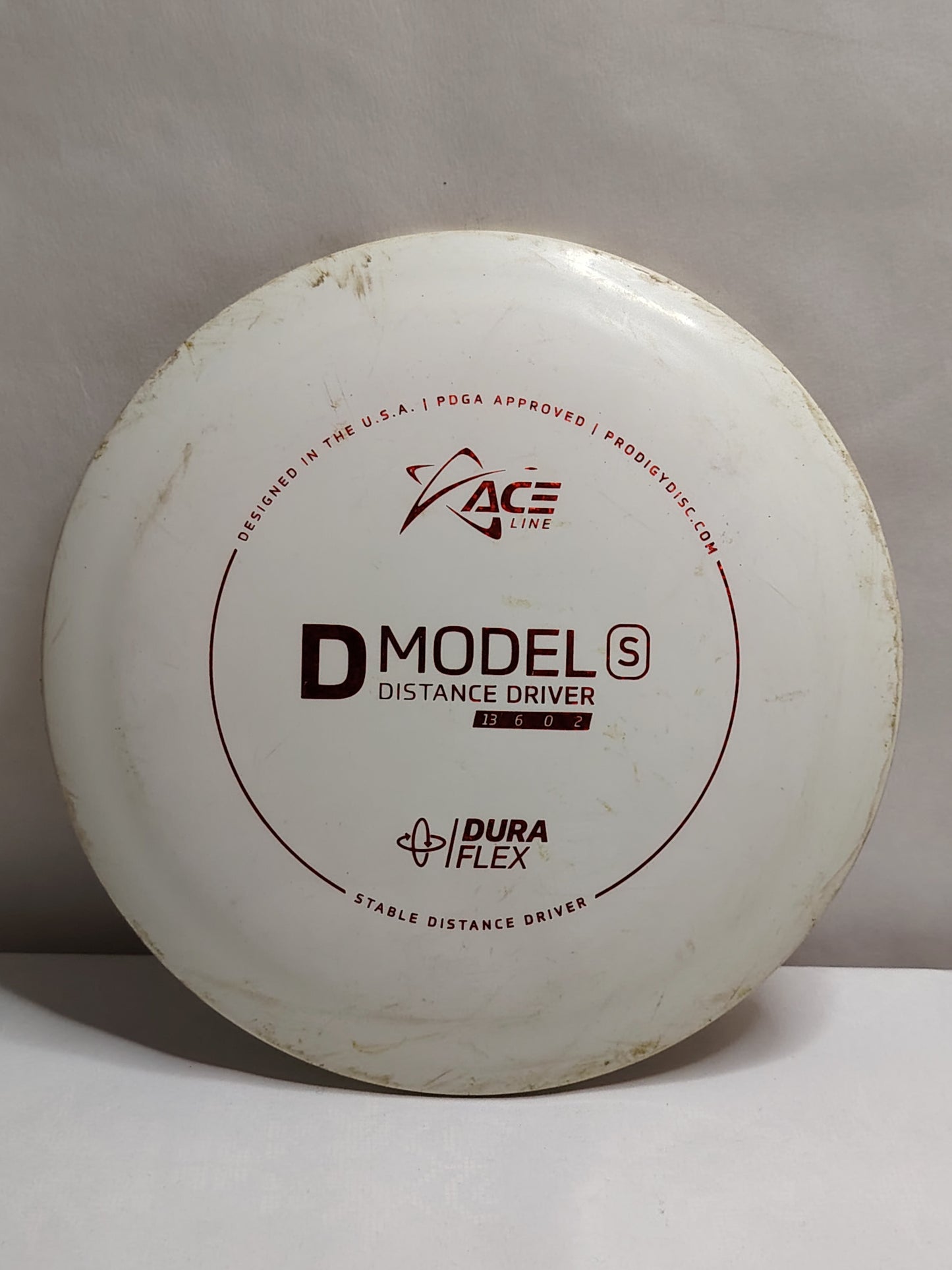 Prodigy Duraflex D Model S – Valkoinen, 173 g, Kunto: B