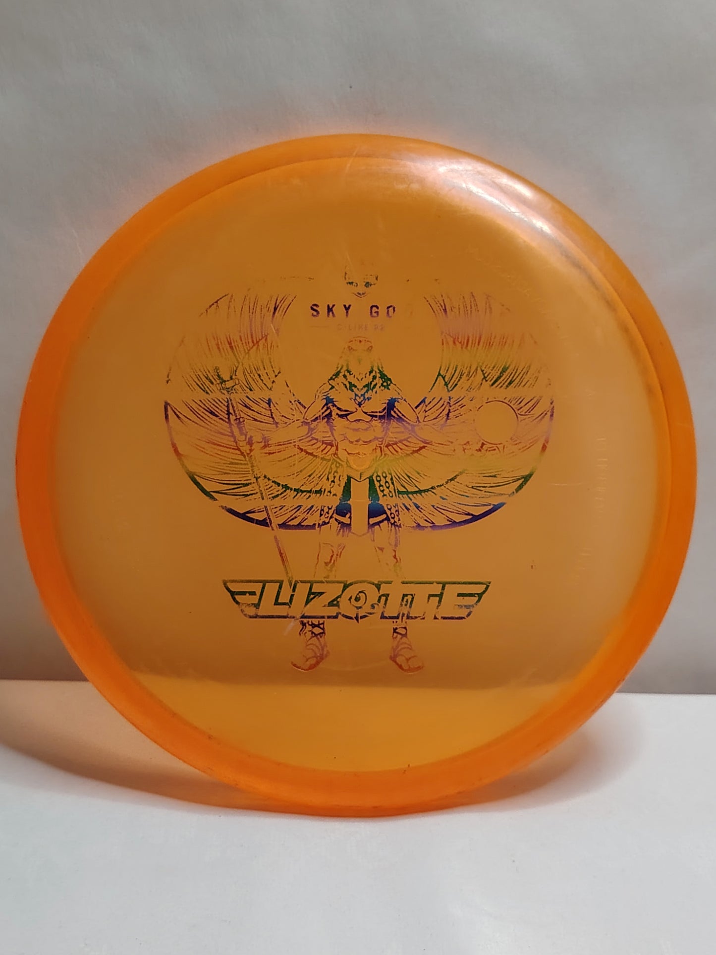 Discmania Limited Edition Signature Simon Lizotte Sky God – C-Line P2 (Innova Made) – Oranssi, noin 176 g, Kunto: B+