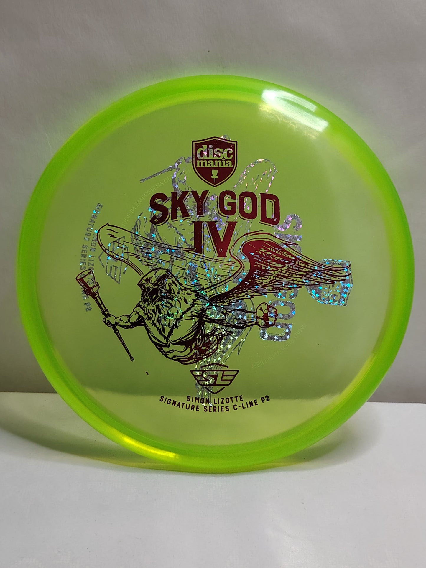 Discmania Sky God 4 – Simon Lizotte Signature Series C-Line P2 Misprint – Vihreä, 176 g, Käyttämätön