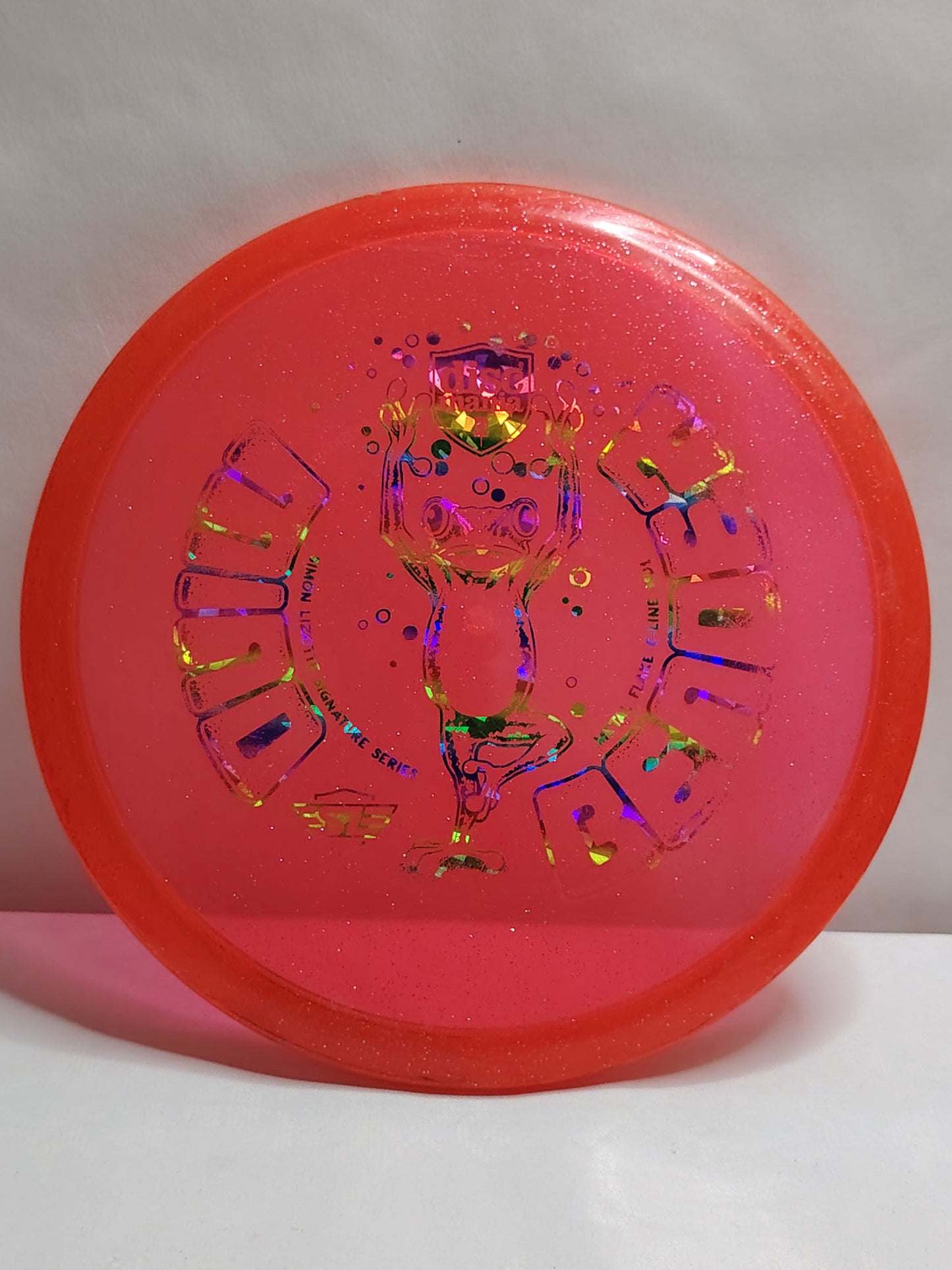 Discmania Mind Bender – Simon Lizotte Signature Series Metal Flake C-Line MD1 – Punainen, 177 g, Kunto: A-