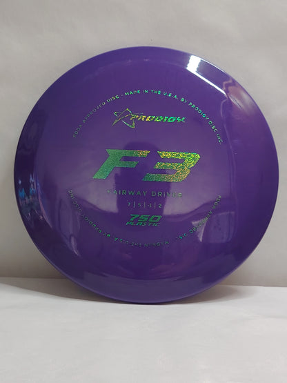 Prodigy F3 750 Plastic – Liila, 172 g, Kunto: Käyttämätön